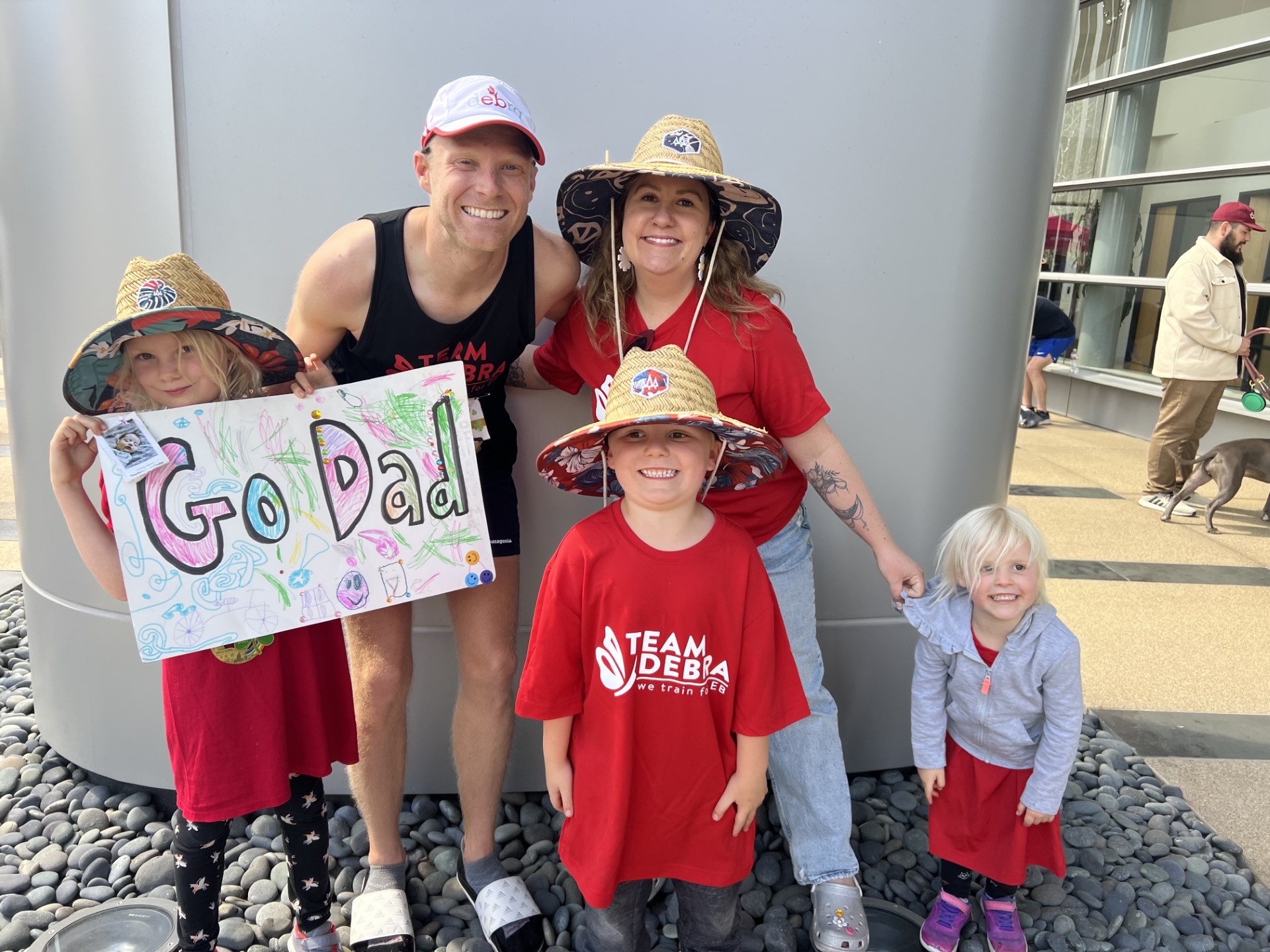 Nick M. and Family at the Los Angeles Marathon