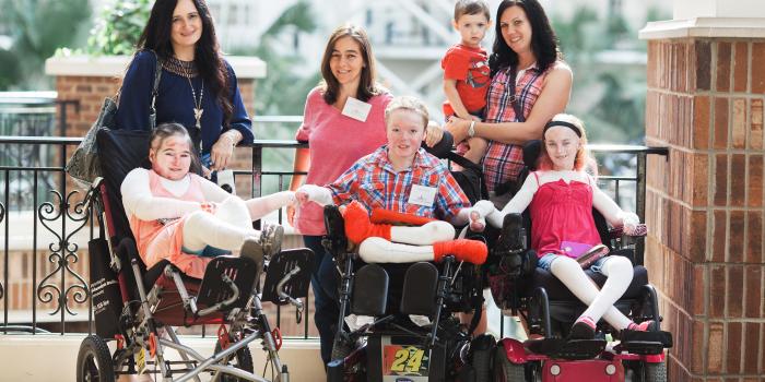 Adults with children with EB.