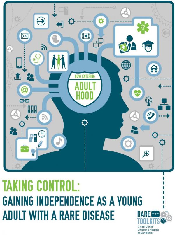 Cover of "Taking Control: Gaining Independence as a Young Adult with a Rare Disease"